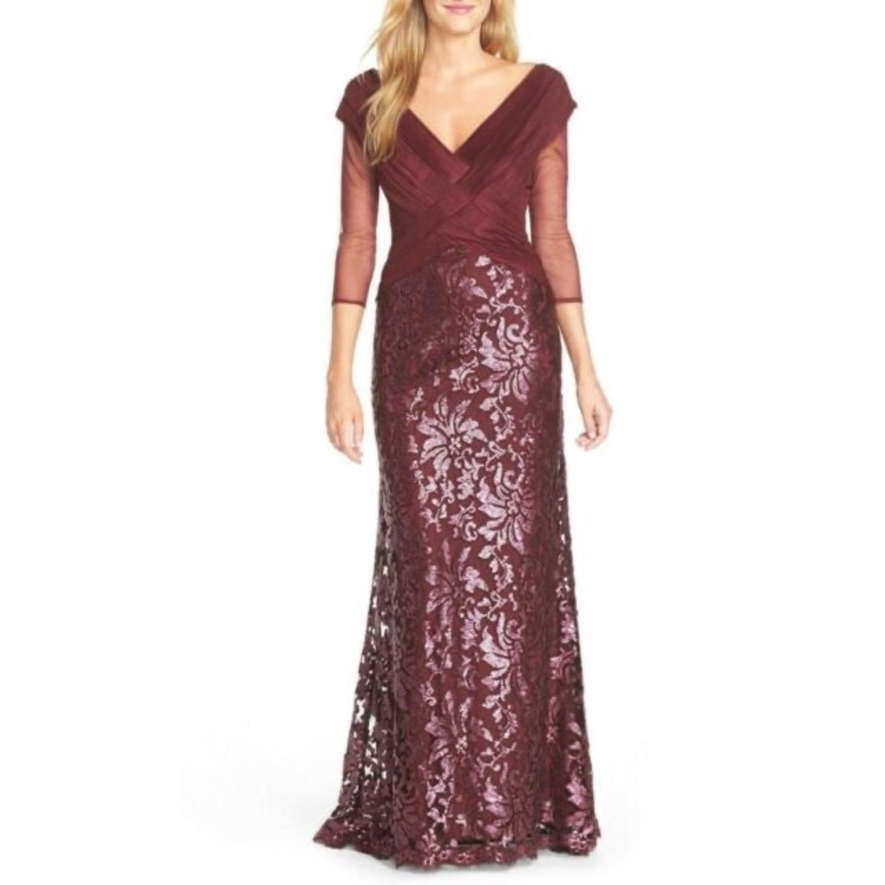 Tadashi Shoji Auburn Gown, Size: 12